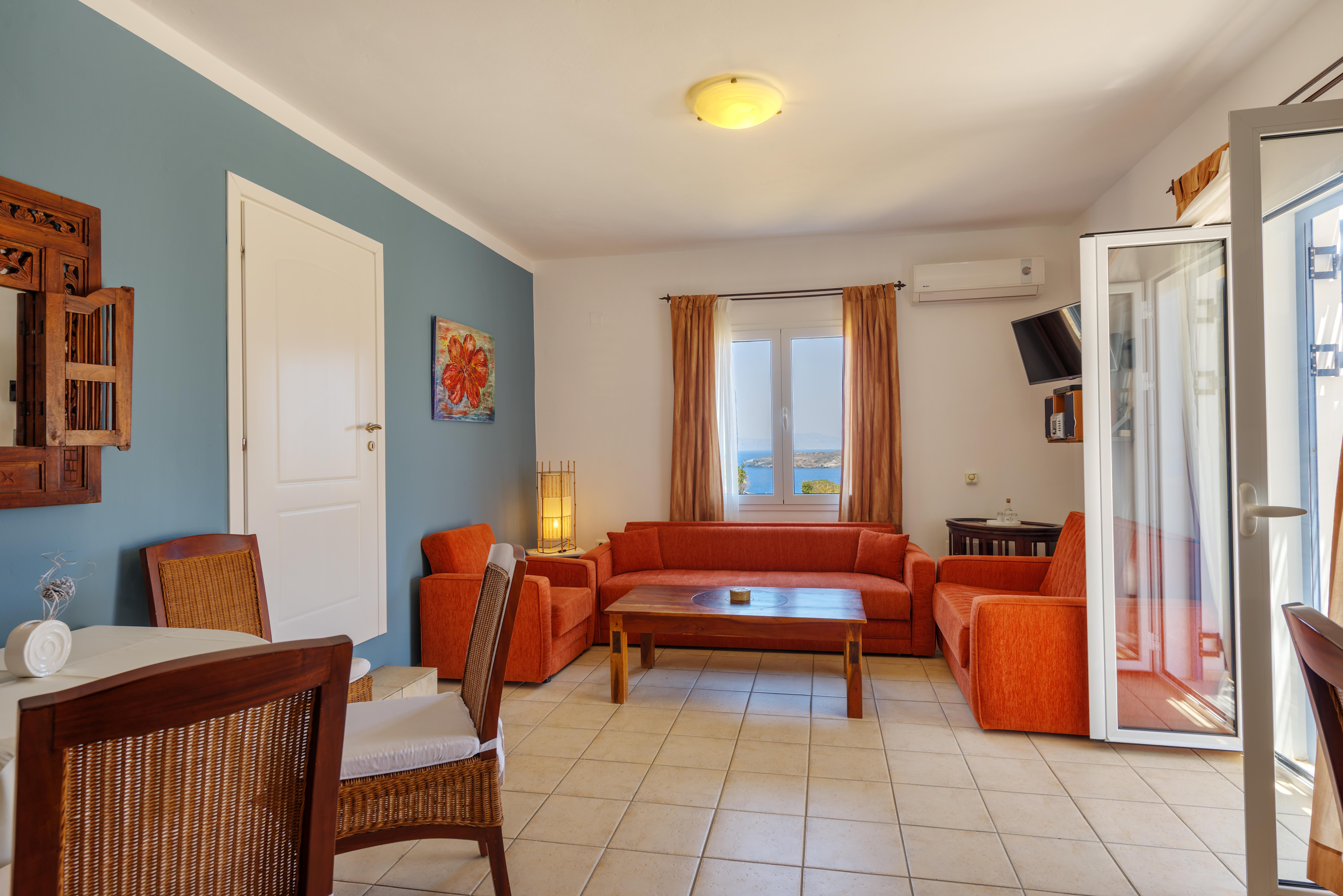 Sunrise Beach Suites Azolimnos Bagian luar foto